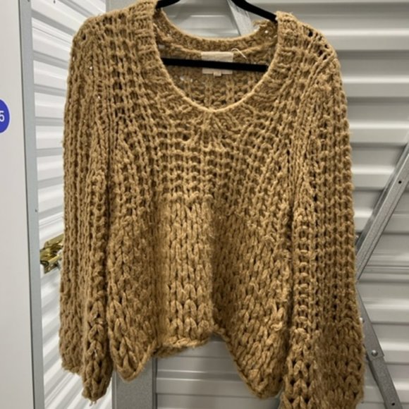 Anthropologie Chunky Knit Wool Sweater - Picture 1 of 2
